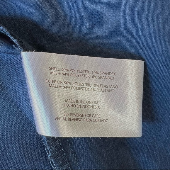 Orvis Embossed Pull On Travel Skort Womens XL Blue Golf Tennis Outdoor Hiking - Picture 5 of 6